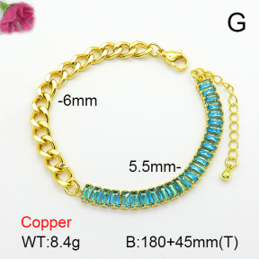 Fashion Copper Bracelet  F7B400461bbov-L017