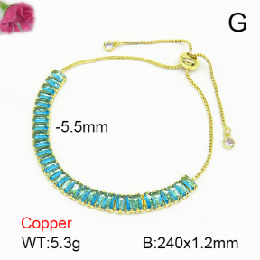 Fashion Copper Bracelet  F7B400473bbov-L017