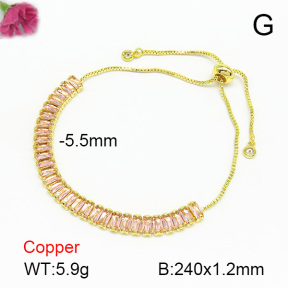 Fashion Copper Bracelet  F7B400474bbov-L017
