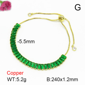 Fashion Copper Bracelet  F7B400475bbov-L017