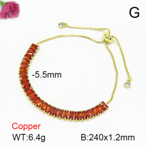 Fashion Copper Bracelet  F7B400477bbov-L017