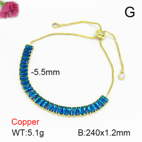 Fashion Copper Bracelet  F7B400479bbov-L017