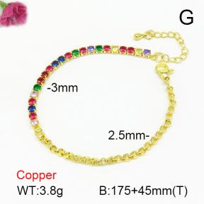 Fashion Copper Bracelet  F7B400490vbmb-L017