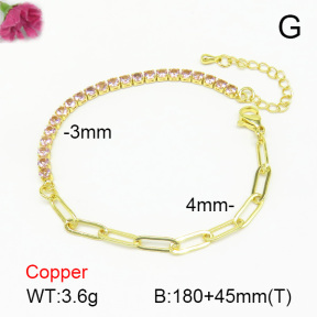 Fashion Copper Bracelet  F7B400492vbmb-L017