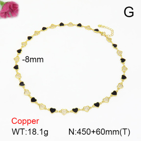 Fashion Copper Necklace  F7N300207vhov-L017