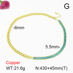 Fashion Copper Necklace  F7N401026ahlv-L017