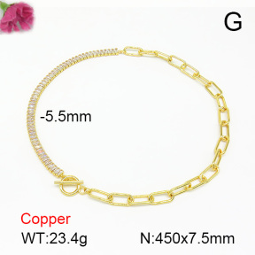 Fashion Copper Necklace  F7N401027ahlv-L017