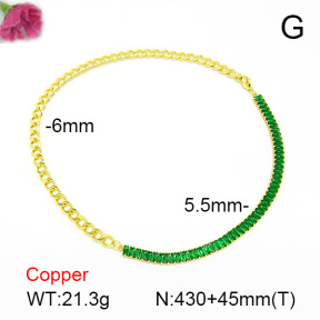 Fashion Copper Necklace  F7N401035ahlv-L017