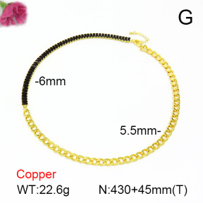 Fashion Copper Necklace  F7N401039ahlv-L017