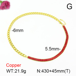 Fashion Copper Necklace  F7N401040ahlv-L017