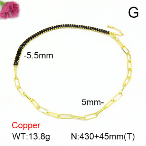 Fashion Copper Necklace  F7N401050ahlv-L017