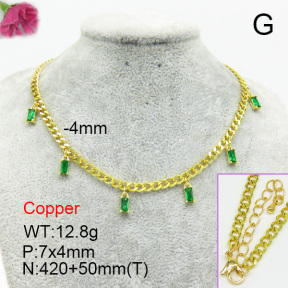 Fashion Copper Necklace  F7N401053ahlv-L017