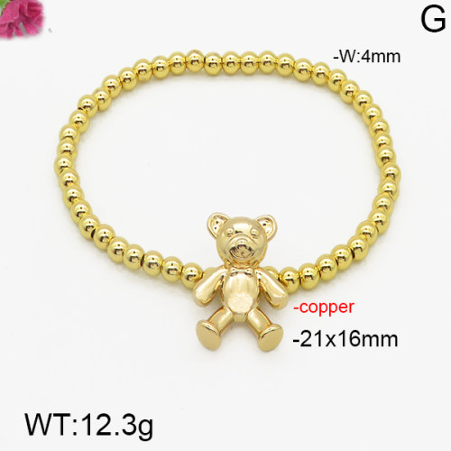 Fashion Copper Bear Bracelets  TB5000093abol-J101