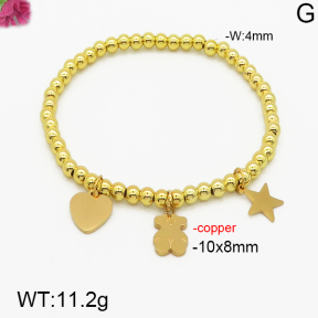 Fashion Copper Bear Bracelets  TB5000096vbpb-J101