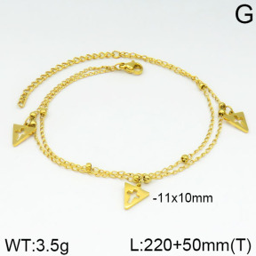 Stainless Steel Anklets  2A9000200vbll-642