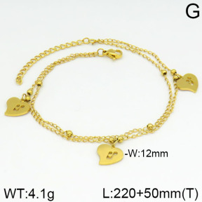 Stainless Steel Anklets  2A9000207vbll-642