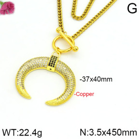Fashion Copper Necklace  F2N400216bika-J119