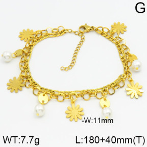 Stainless Steel Bracelet  2B3000368bhbl-610