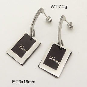 Stainless Steel Earrings  6E21827ablb-369