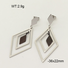 Stainless Steel Earrings  6E21833ablb-369