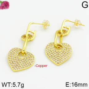 Fashion Copper Earrings  F2E400322aija-J40
