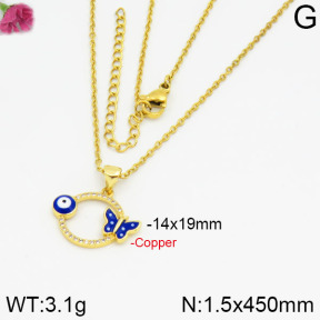 Fashion Copper Necklace  F2N300006vbmb-J35