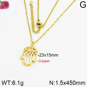 Fashion Copper Necklace  F2N300016ahjb-J40