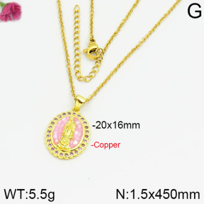 Fashion Copper Necklace  F2N400218bhva-J35