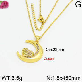 Fashion Copper Necklace  F2N400220vbpb-J35