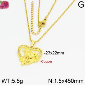 Fashion Copper Necklace  F2N400225vbnl-J35