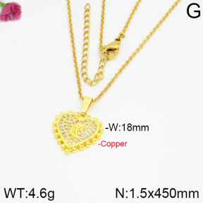 Fashion Copper Necklace  F2N400227vbnl-J35