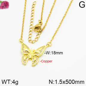 Fashion Copper Necklace  F2N400229vbnl-J35