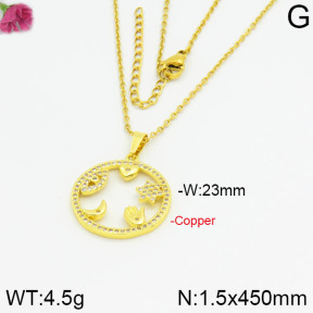 Fashion Copper Necklace  F2N400230vbnl-J35