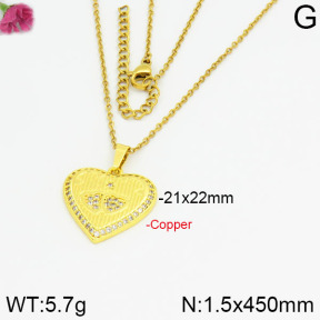 Fashion Copper Necklace  F2N400231vbnl-J35