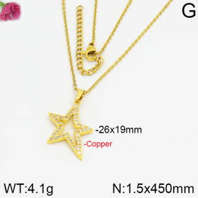 Fashion Copper Necklace  F2N400235vbnl-J35