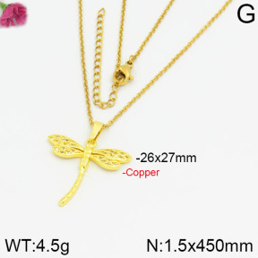 Fashion Copper Necklace  F2N400239vbnb-J35