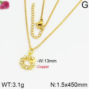 Fashion Copper Necklace  F2N400241vbmb-J35