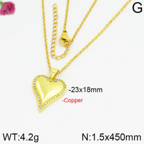 Fashion Copper Necklace  F2N400243vbnb-J35