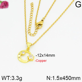Fashion Copper Necklace  F2N400245vbmb-J35