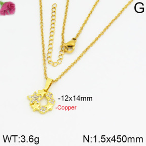 Fashion Copper Necklace  F2N400249vbmb-J35