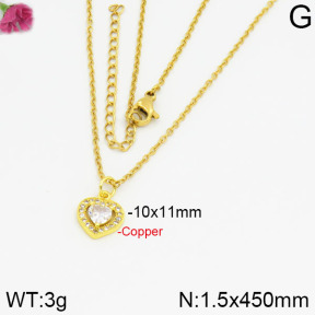 Fashion Copper Necklace  F2N400257bbml-J35