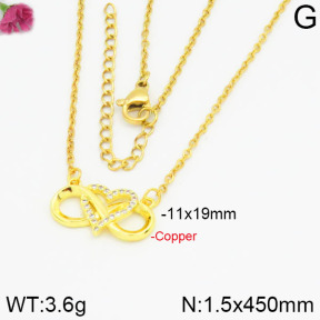 Fashion Copper Necklace  F2N400258bbml-J35