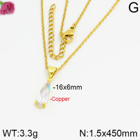 Fashion Copper Necklace  F2N400259bbml-J35