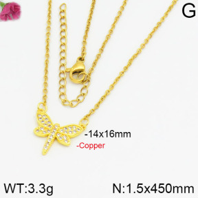 Fashion Copper Necklace  F2N400261bbml-J35