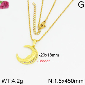 Fashion Copper Necklace  F2N400266bbml-J35