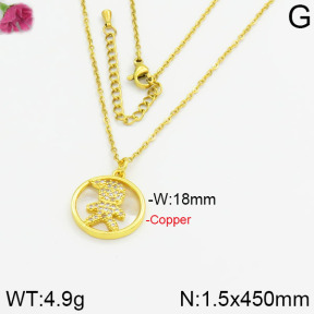 Fashion Copper Necklace  F2N400277vhkb-J40