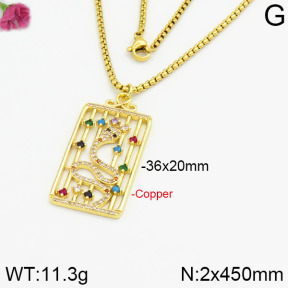 Fashion Copper Necklace  F2N400280ahlv-J40