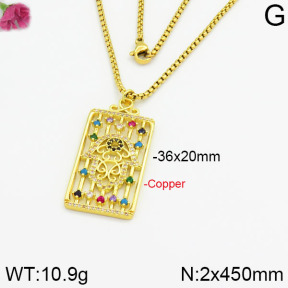 Fashion Copper Necklace  F2N400284ahlv-J40