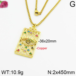 Fashion Copper Necklace  F2N400286ahlv-J40