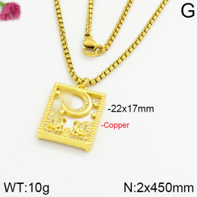 Fashion Copper Necklace  F2N400288ahlv-J40